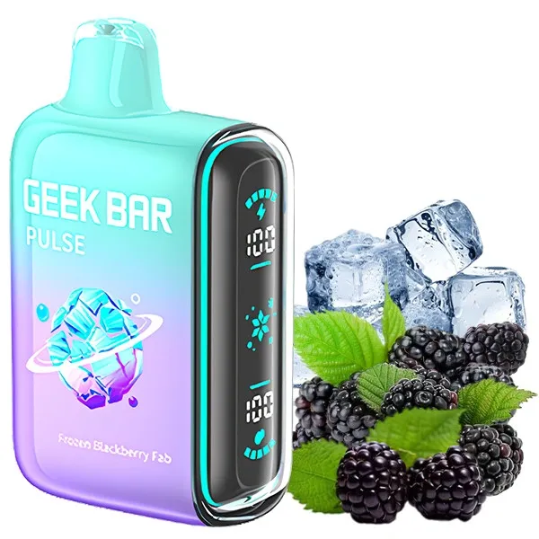 Disposable Pod Geek Bar Pulse Frozen Edition 15000 Puffs - Frozen Blackberry Fab (5%)