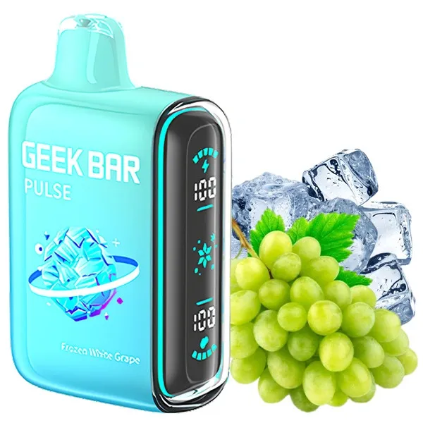 Disposable Pod Geek Bar Pulse Frozen Edition 15000 Puffs - Frozen White Grape (5%) Disposable Pod Geek Bar Pulse Frozen Edition 15000 Puffs - Frozen White Grape (5%)