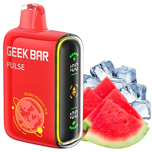 Disposable Pod Geek Bar Pulse Planet Edition 15000 Puffs - Watermelon Ice (5%)