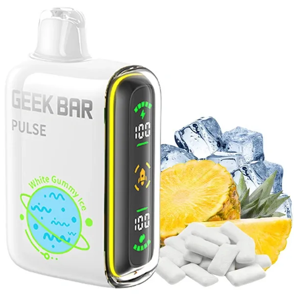 Disposable Pod Geek Bar Pulse Planet Edition 15000 Puffs - White Gummy Ice (5%) Disposable Pod Geek Bar Pulse Planet Edition 15000 Puffs - White Gummy Ice (5%)