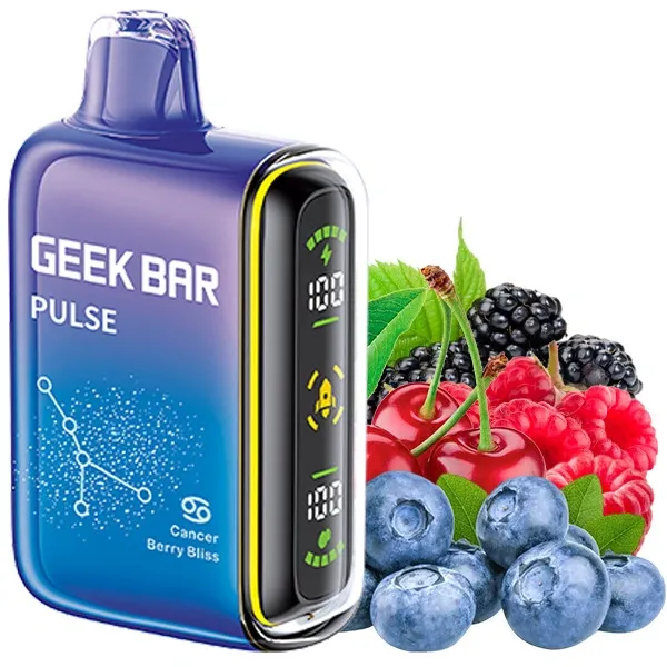 Disposable Pod Geek Bar Pulse Zodiac Edition 15000 Puffs - Berry Bliss (5%)