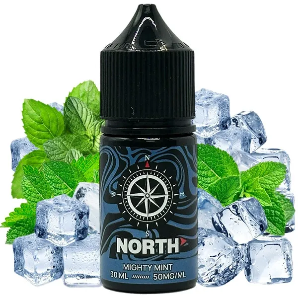 E-Liquid NORTH Salt Nic 5% - Mighty Mint 30 ml
