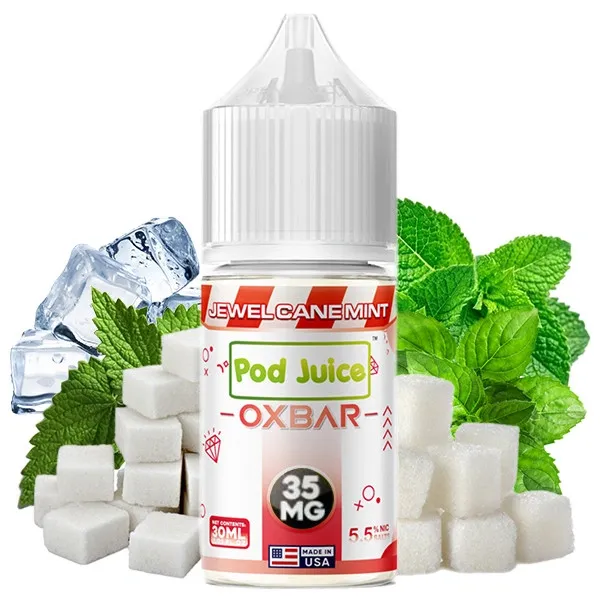 E-Liquid OXBAR Pod Juice Salt Nic 3.5% - Jewel Cane Mint 30 ml