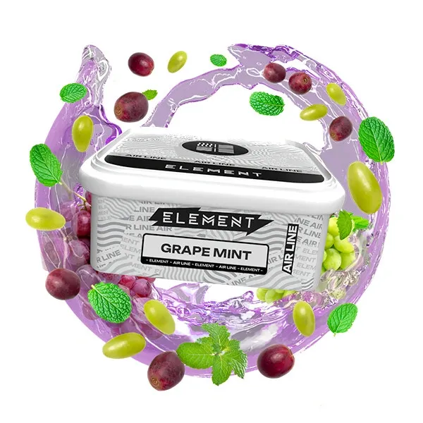 Element Tobacco Air Line - Grape Mint 200 gr