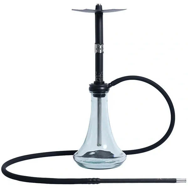 Embery Hookah - Equal (Black & Silver) Embery Hookah - Equal (Black & Silver)