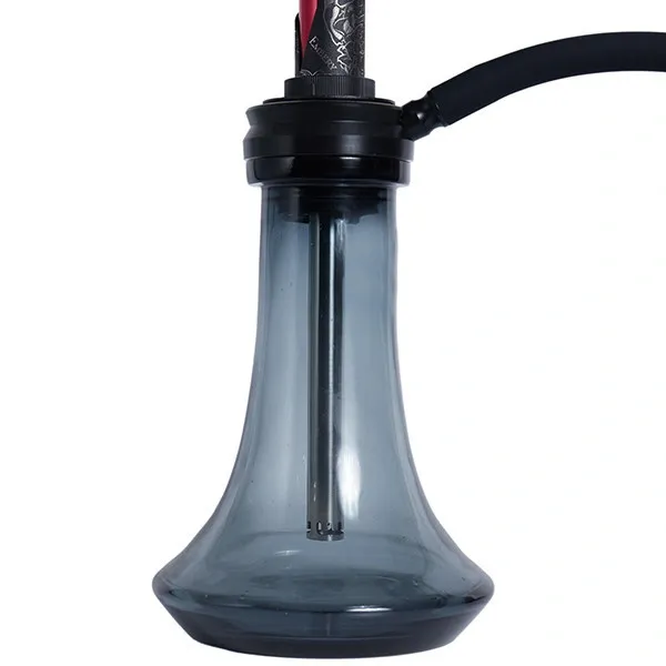 Embery Hookah - Mini Mono 2.0 Skull and Roses (Red & Black)