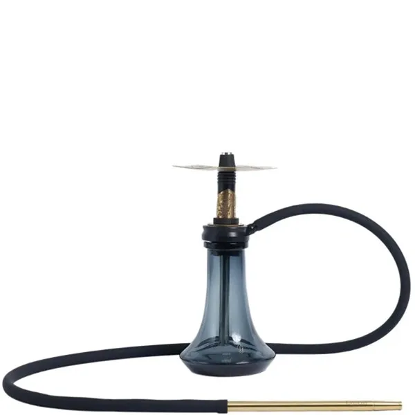 Embery Hookah - Mini Mono Customs King of Clubs (Gold & Black)