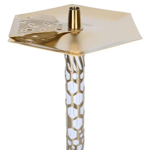 Embery Hookah - Mono-H 4.0 Supreme  (Gold & White)