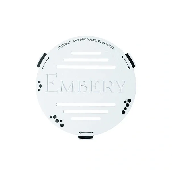 Embery Wind Cover Cup - Silver Snow