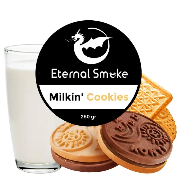 Eternal Smoke Hookah Tobacco - Milkin' Cookies 250 gr Eternal Smoke Hookah Tobacco - Milkin' Cookies 250 gr