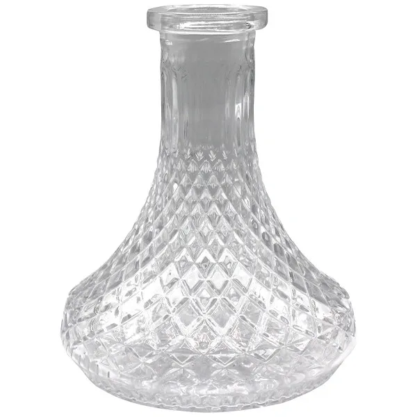 Hookah Base AM Crystal Craft - 9" (Transparent)