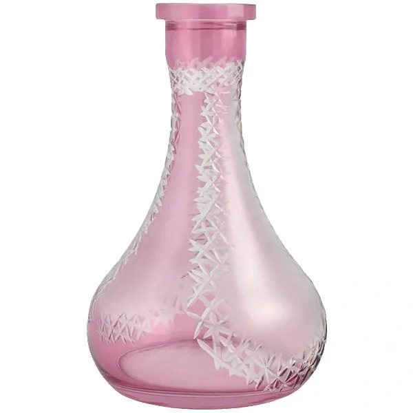 Hookah Base AM Drop Frosty - 11" (Burgundy)