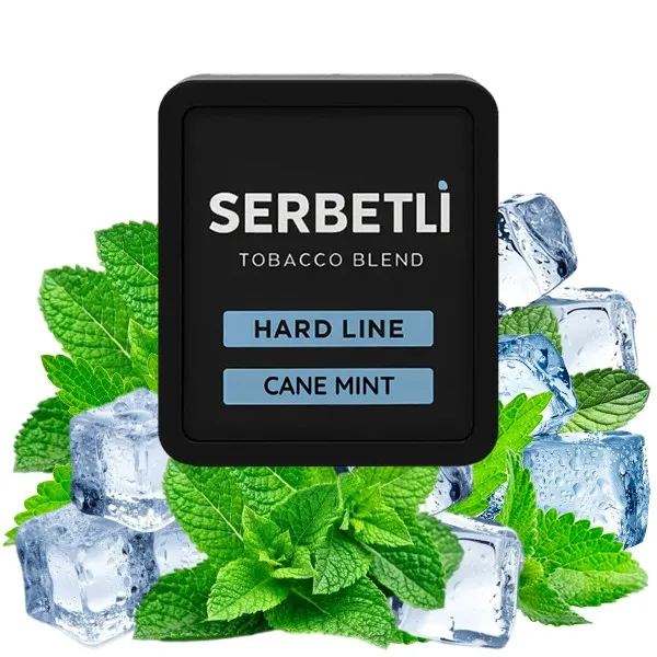 Serbetli Hookah Tobacco Hard Line - Cane Mint 200 gr