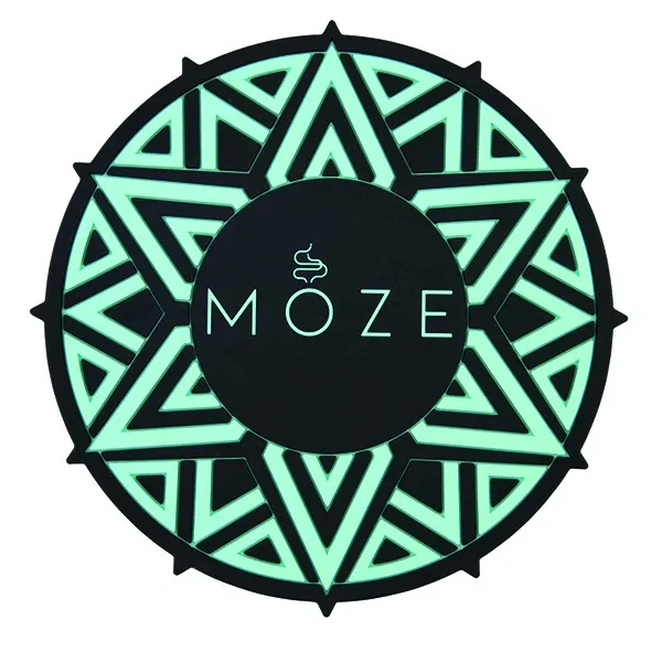 Silicone Hookah Mat - Moze (Aqua Blue)