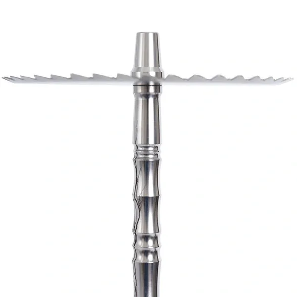 Trumpet Hookah - Moar Steel (Silver)