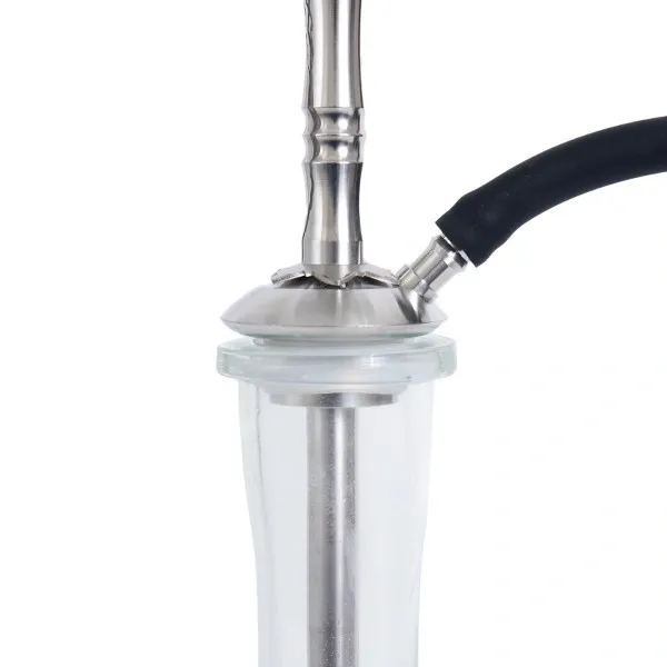 Trumpet Hookah - Moar Steel (Silver)