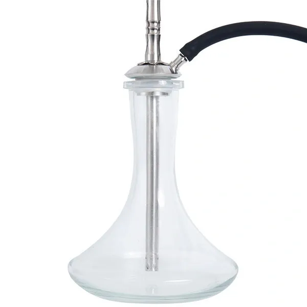 Trumpet Hookah - Moar Steel (Silver)