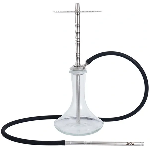 Trumpet Hookah - Moar Steel (Silver)