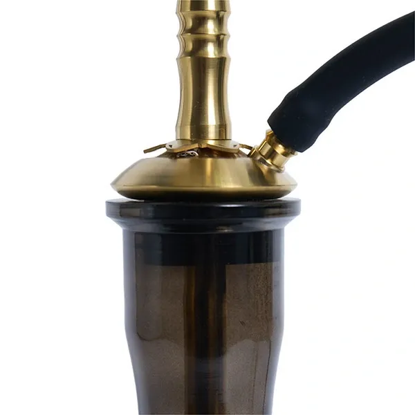 Trumpet Hookah - Moar Steel (Gold)