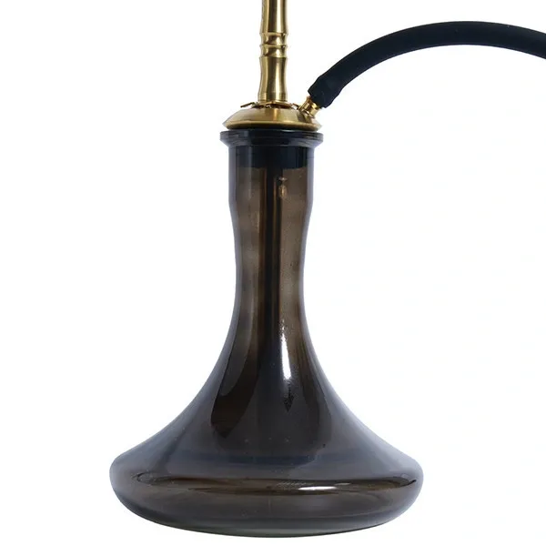 Trumpet Hookah - Moar Steel (Gold)