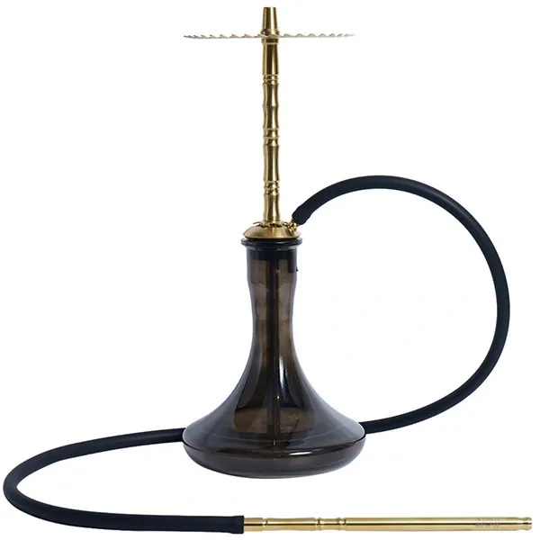 Trumpet Hookah - Moar Steel (Gold)
