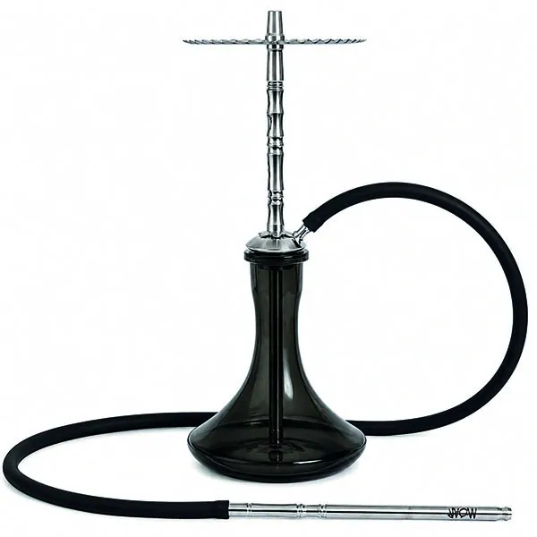 Trumpet Hookah - Moar Steel (Silver) Trumpet Hookah - Moar Steel (Silver)