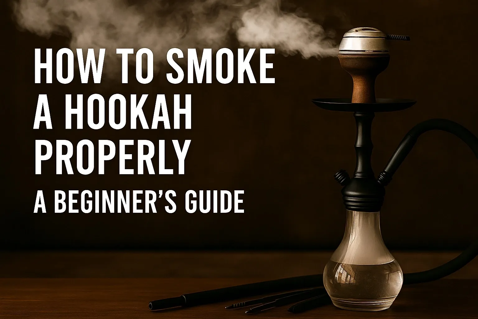 How to Smoke a Hookah Properly: A Beginner’s Guide