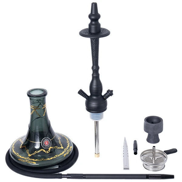 AMY Deluxe Hookah - 118.01 PSMBK-BKGD (Black)