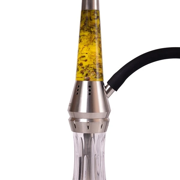 AMY Deluxe Hookah - 1200 YE-TR (Transparent)
