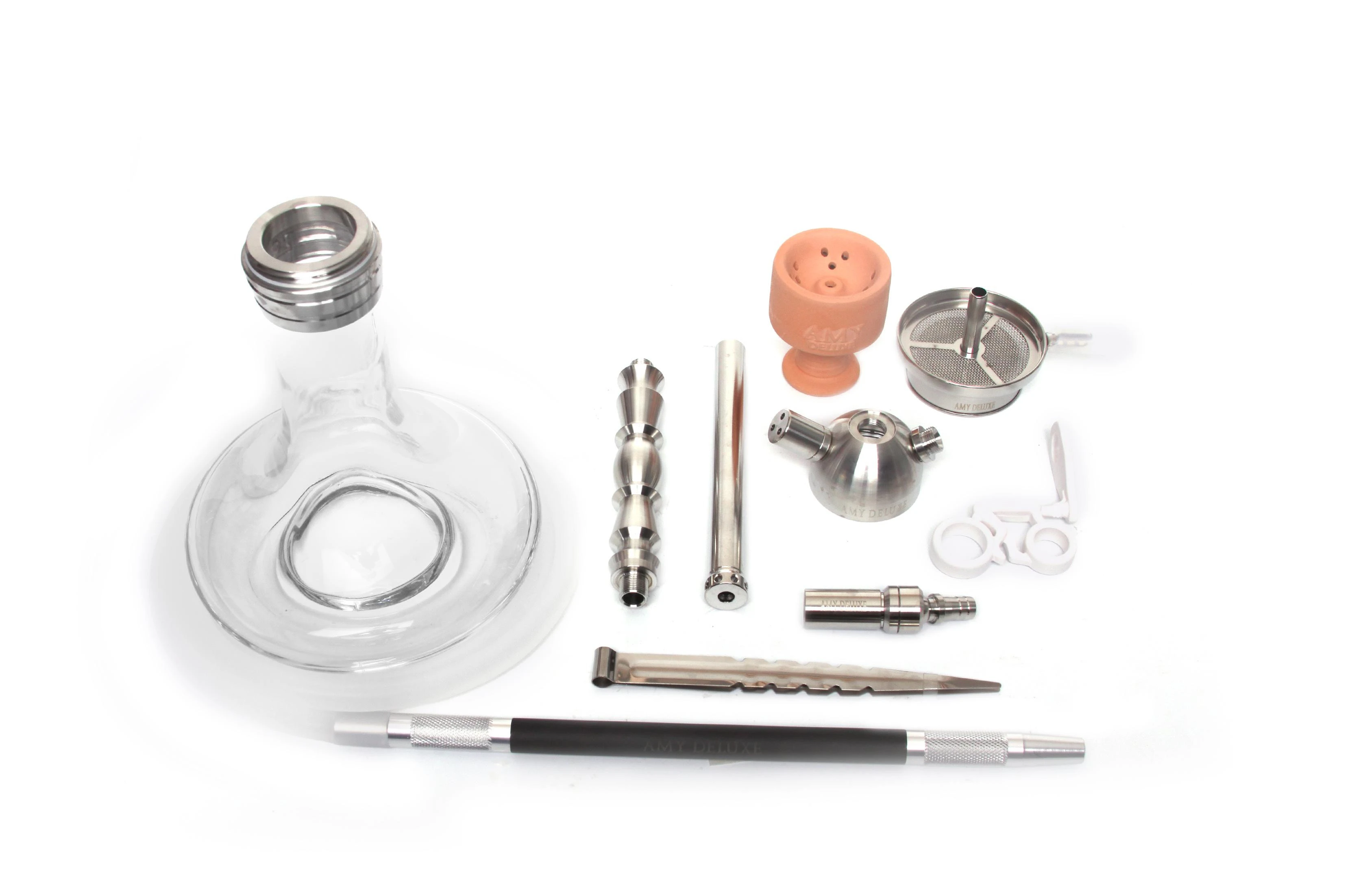 AMY Deluxe Hookah SS10-TR (Transparent)