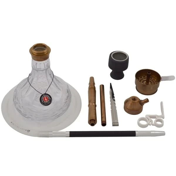 AMY Deluxe Hookah SS30.02 BRONZE-TR (Transparent)