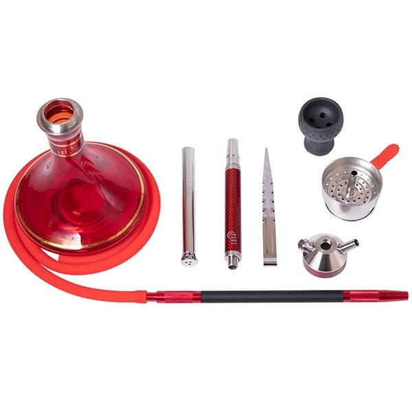 AMY Deluxe Hookah - UNIO 003.02 RD-RD (Red)