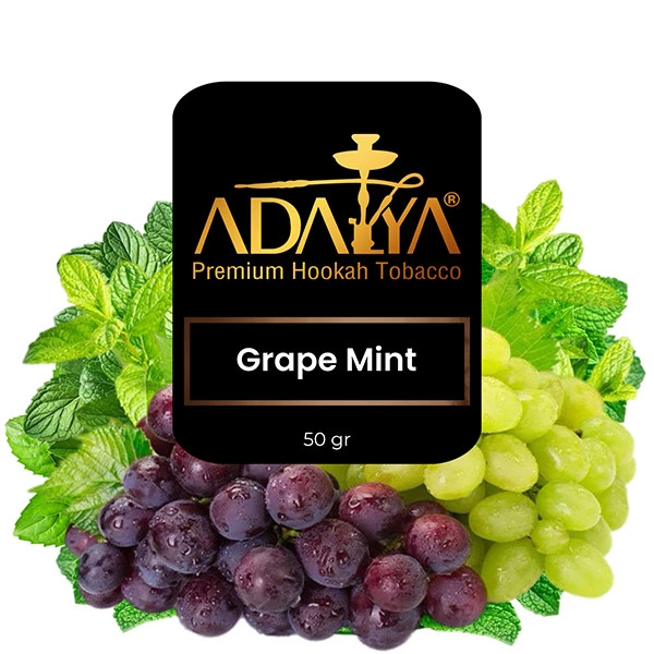 Adalya Hookah Tobacco - Grape Mint 50 gr