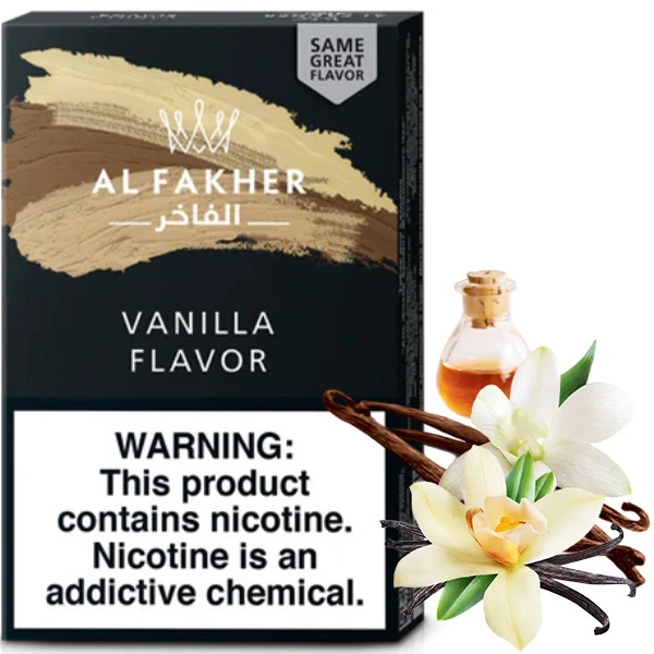 Al Fakher Hookah Tobacco - Vanilla 50 gr