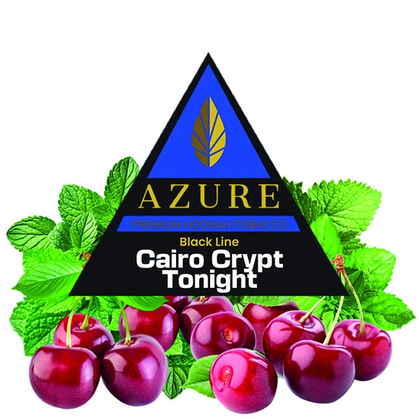 Azure Hookah Tobacco Black Line - Cairo Crypt Tonight (Cherry & Mint) 100 gr
