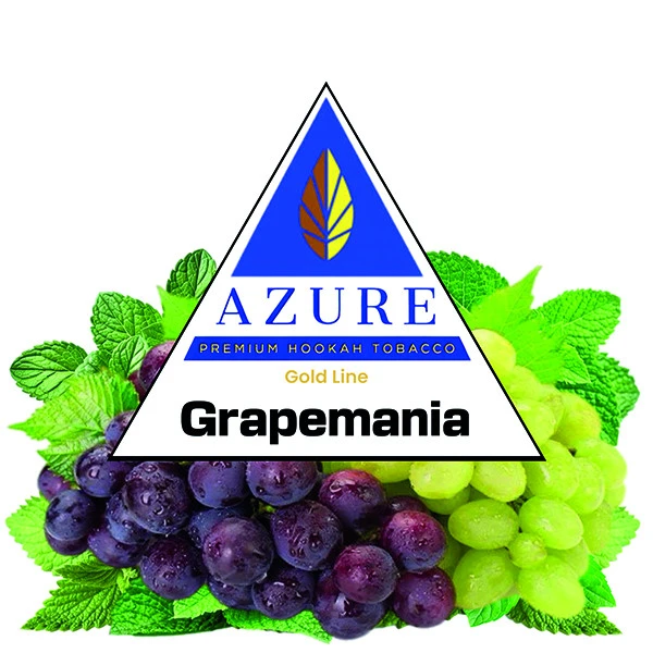 Azure Hookah Tobacco Gold Line - Grapemania (Mint & Grape ) 100 gr