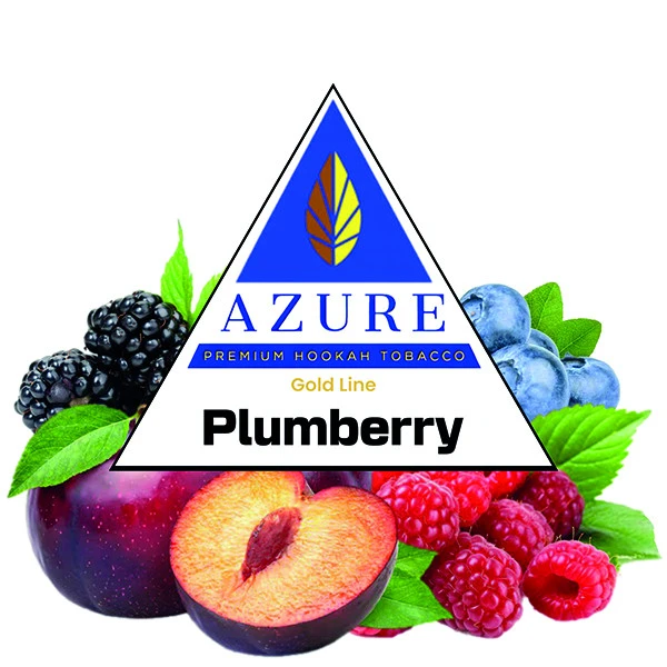 Azure Hookah Tobacco Gold Line - Plumberry (Blueberry, Raspberry, Blackberry & Plum) 100 gr