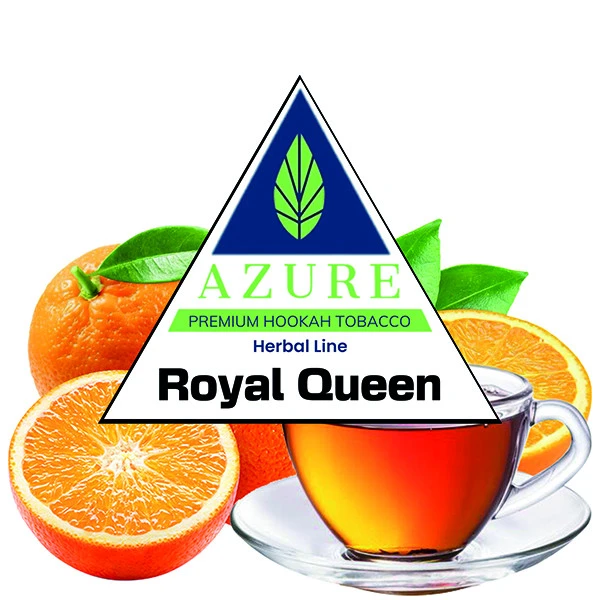 Azure Hookah Tobacco Herbal Line - Royal Queen (Orange & Tea) 100 gr