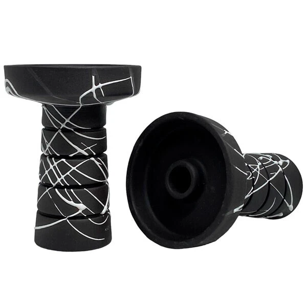 Clay Hookah Bowl Gusto - Harmony Phunnel (White)