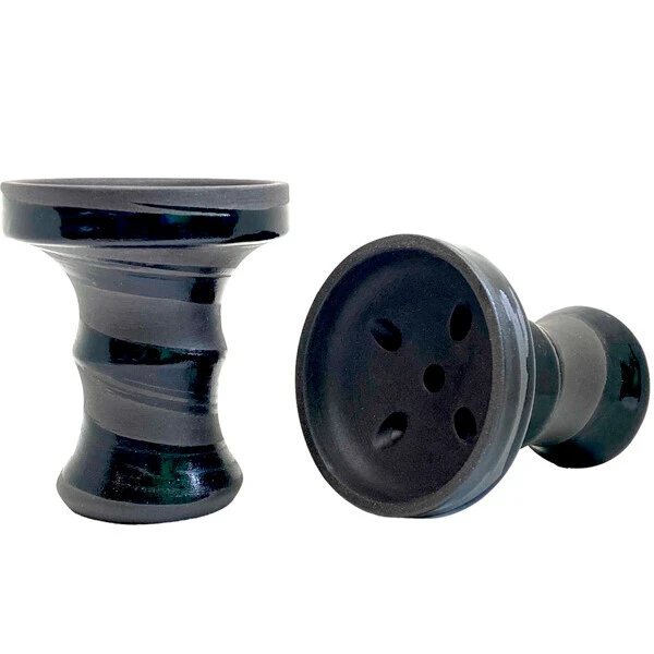 Clay Hookah Bowl Personalka - Classic (Black)