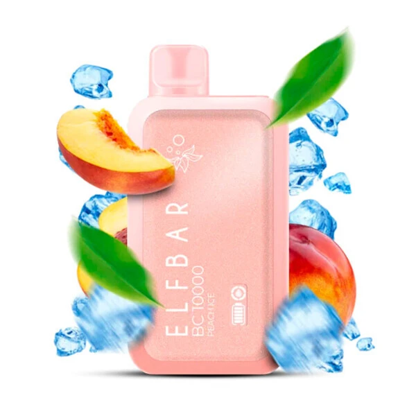 Disposable Pod Elf ​​Bar BC 10000 Puffs - Peach Ice