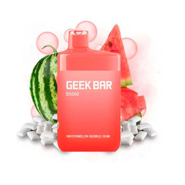 Disposable Pod Geek Bar B5000 Puffs - Watermelon Bubble Gum