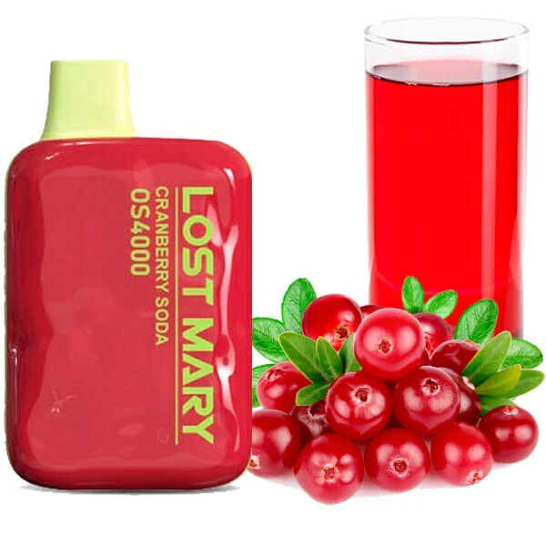 Disposable Pod Lost Mary OS 4000 Puffs - Cranberry Soda