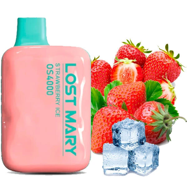 Disposable Pod Lost Mary OS 4000 Puffs - Strawberry Ice