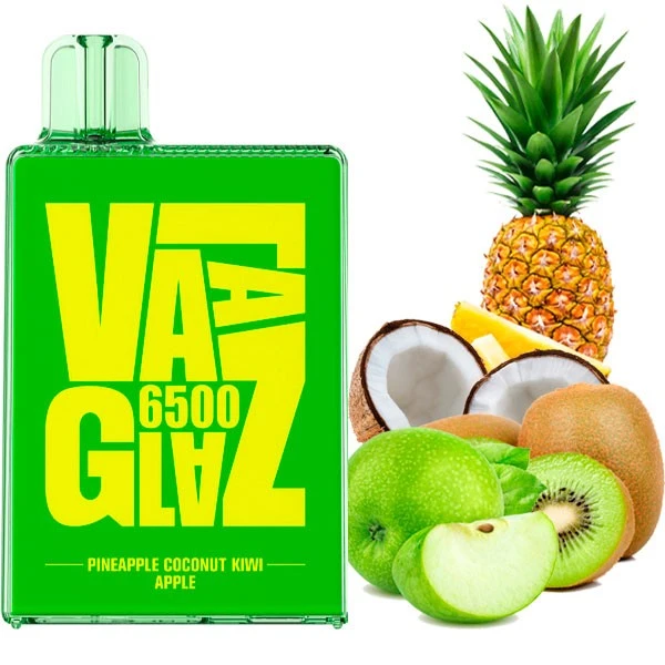Disposable Pod VAAL Glaz 6500 Puffs - Pineapple Coconut Kiwi Apple