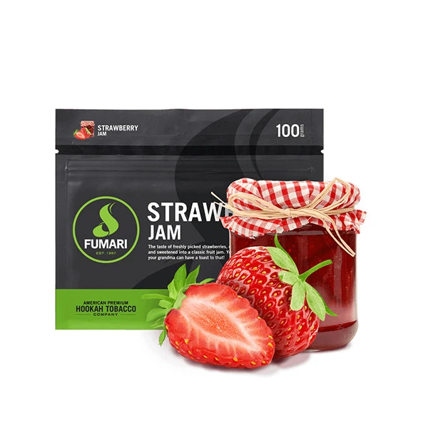 Fumari Hookah Tobacco - Strawberry Jam 100 gr