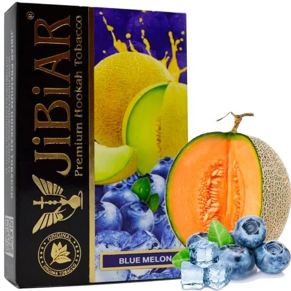 Jibiar Hookah Tobacco - Blue Melon 50 gr