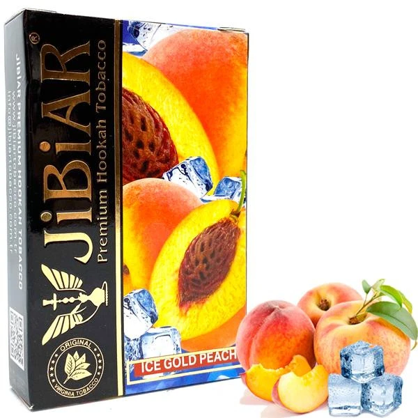Jibiar Hookah Tobacco - Ice Gold Peach 50 gr