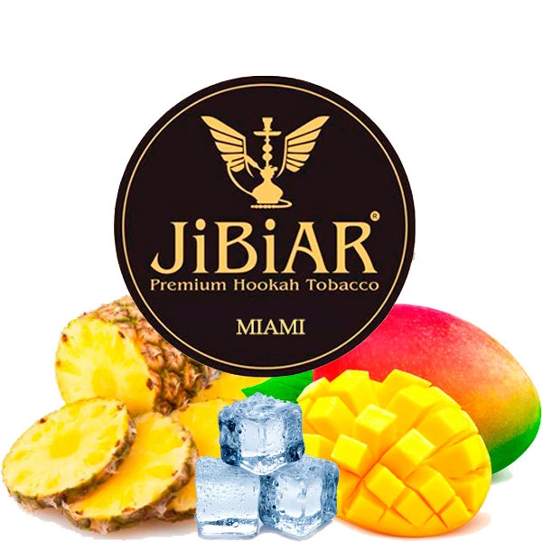 Jibiar Hookah Tobacco - Miami 250 gr