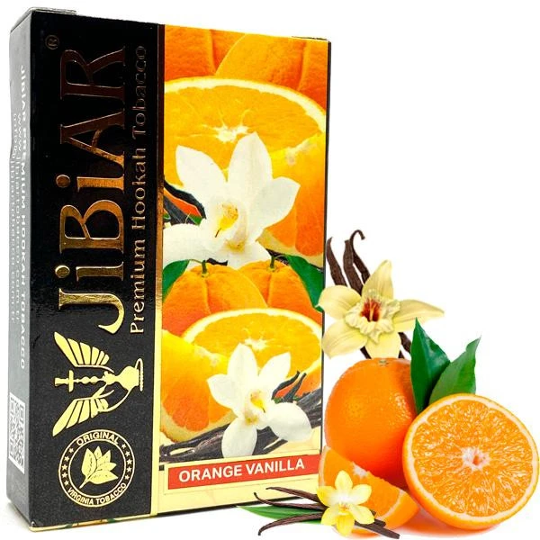 Jibiar Hookah Tobacco - Orange Vanilla 50 gr